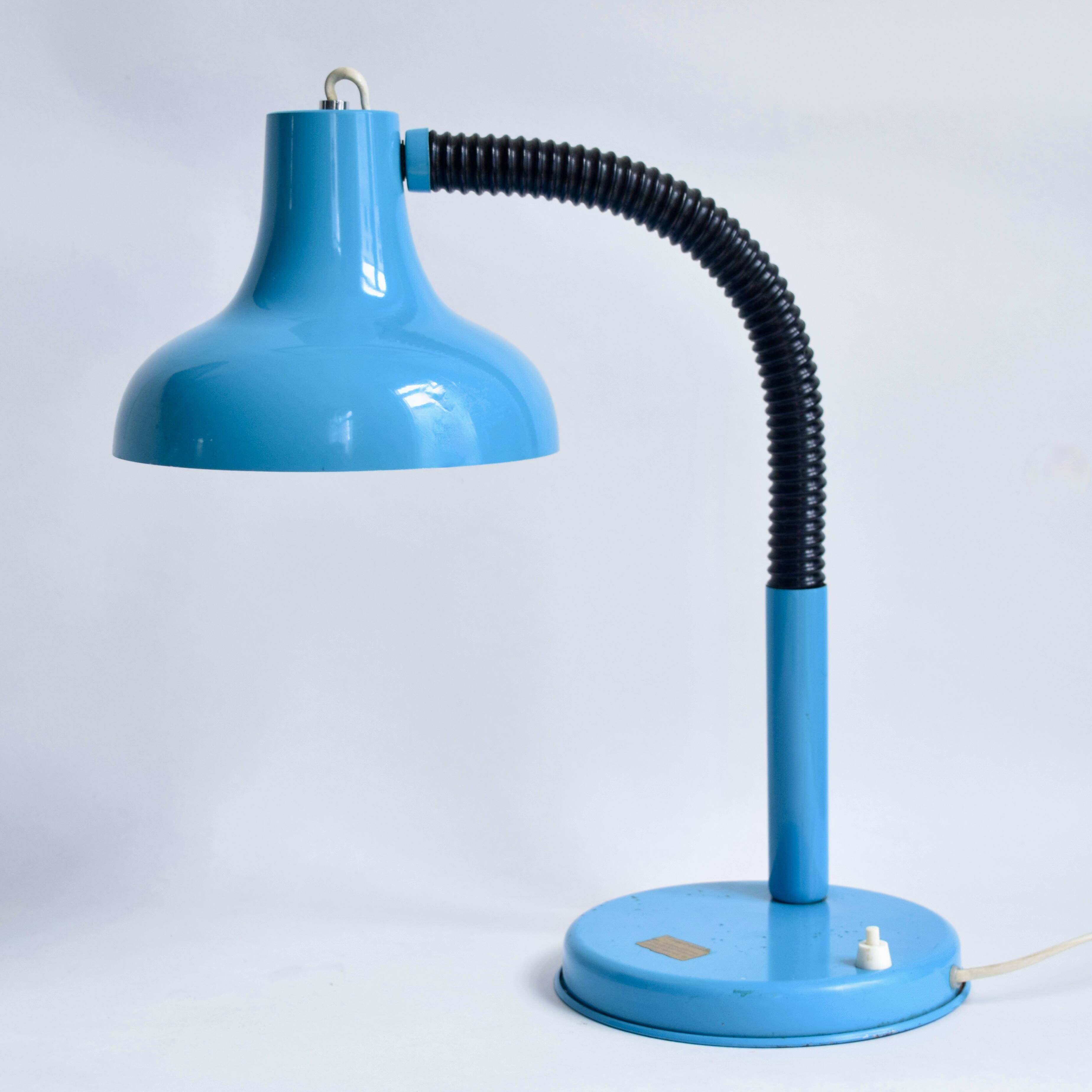 Large vintage metal desk lamp