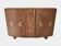 Buffet Art Déco galbé en noyer et marqueterie, années 1930