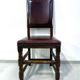 Vintage Handmade French Chairs in Leather & Oak, 1970s.