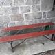Paire de bancs pliant guinguette