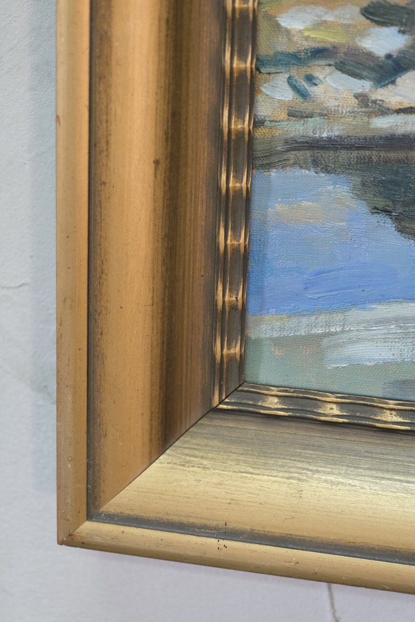 Albert Krüger, Scandinavian Modern Painting, 1928, Oil on Canvas, Framed