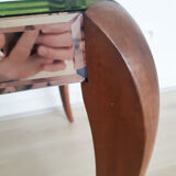 Mirrored coffee table, art deco