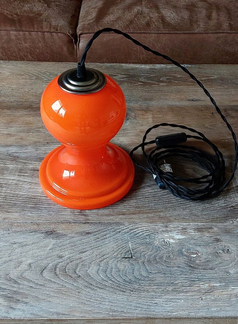 Orange vintage walkway