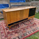Vintage dining table designed by Charles Ramos from the 50s