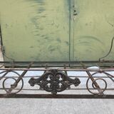 Folding bed in wrought iron 19th century
