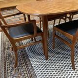 Table & chaises by Ole Wanscher, Poul Jeppesen, Danemark