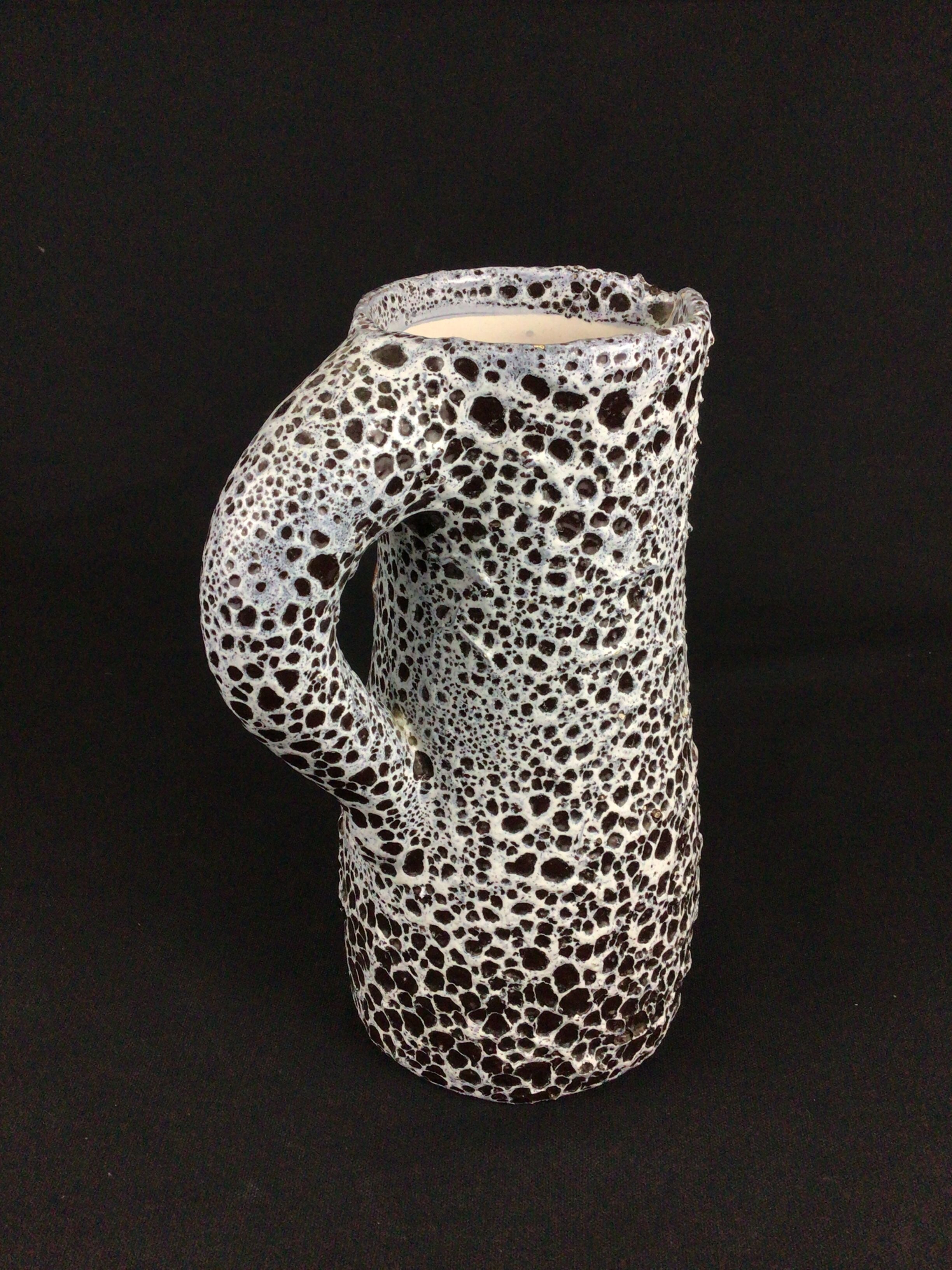 Pitcher ceramic vase Vallauris Le Vaucour