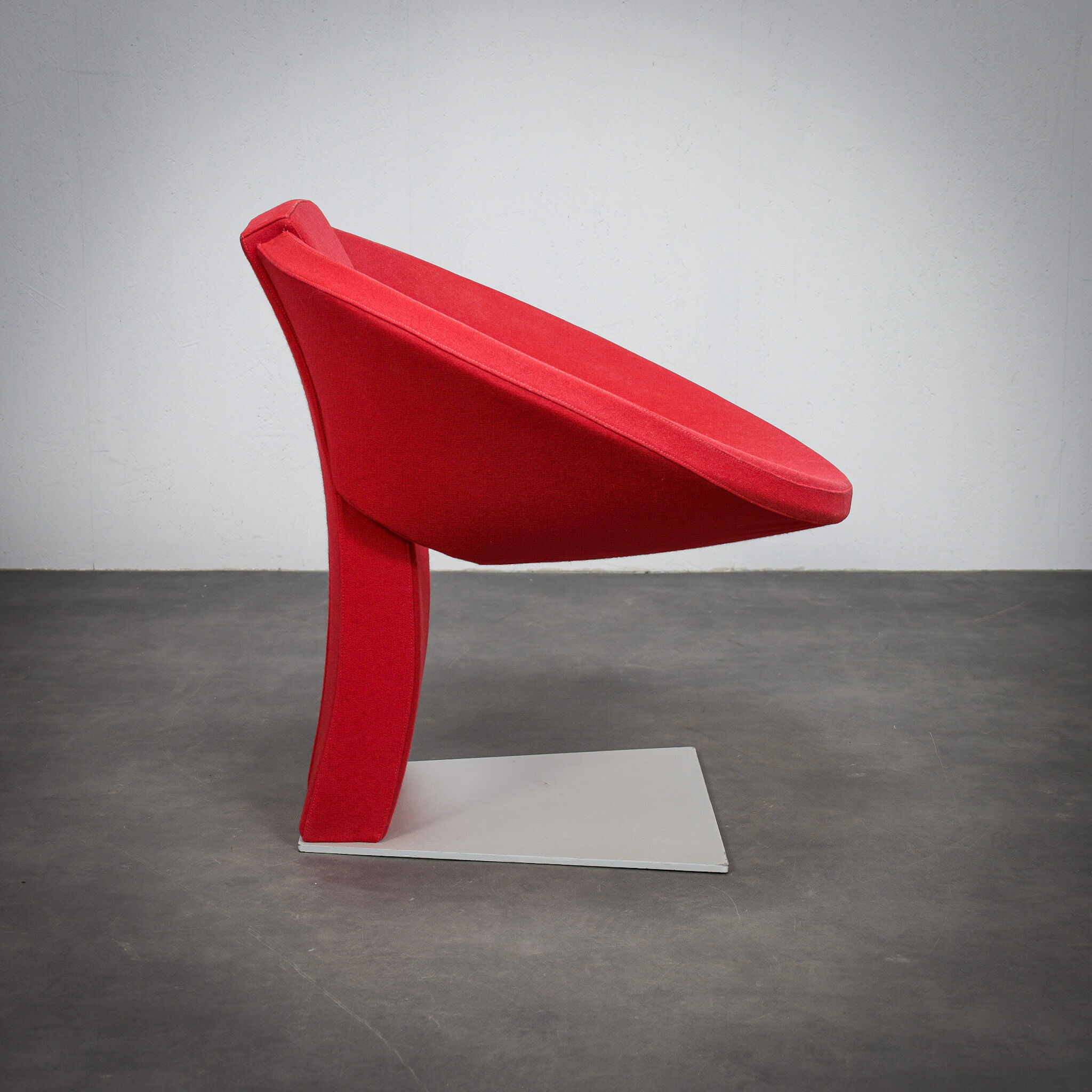 Chaise longue sculpturale contemporaine extrêmement rare, Italie, années 1990