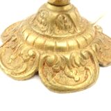 Lampe à poser cherubin en laiton.