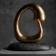 Bronze 'Angler' Lighting Sculpture by Carlo Lorenzetti, Netherlands, 2019