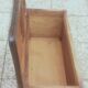Solid oak wood storage bench chest, classic style