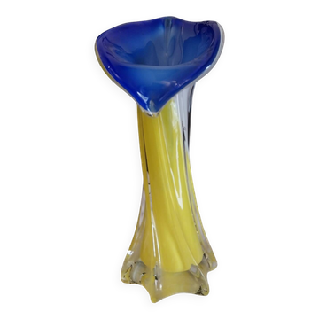 Soliflore verre soufflé de Murano