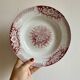 Set of 9 old ironstone hollow plates - Jardinière de Saint Amand
