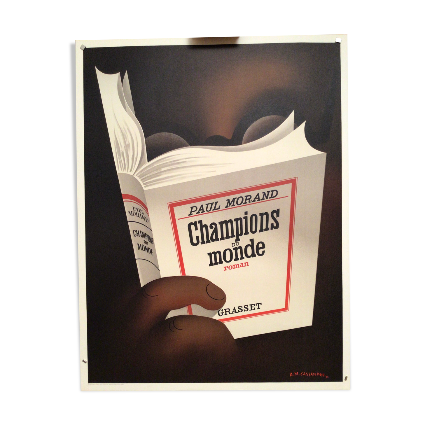 Poster cassandra world champions paul morand (lithograph)