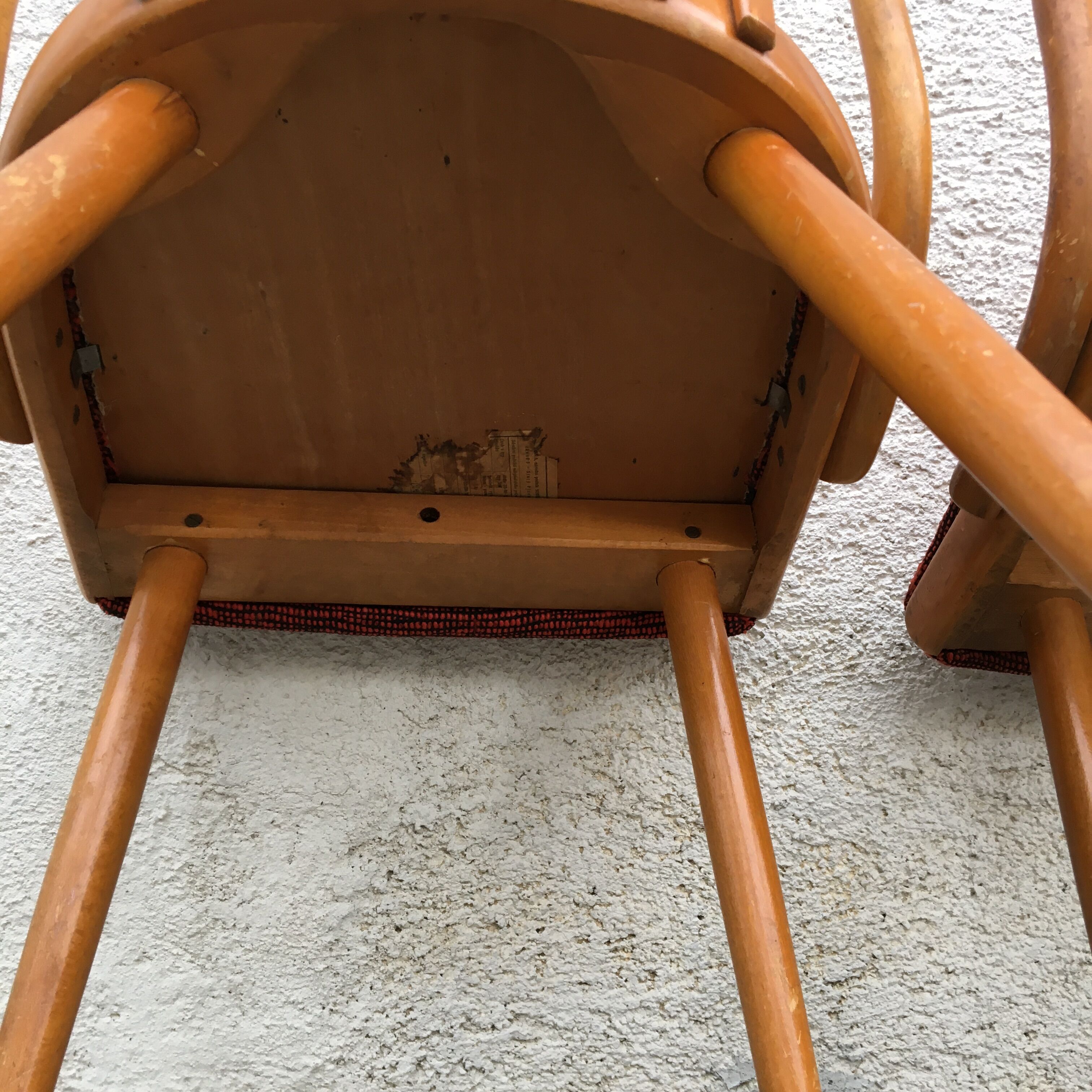 Antonin Suman chairs 60s Czechoslovakia