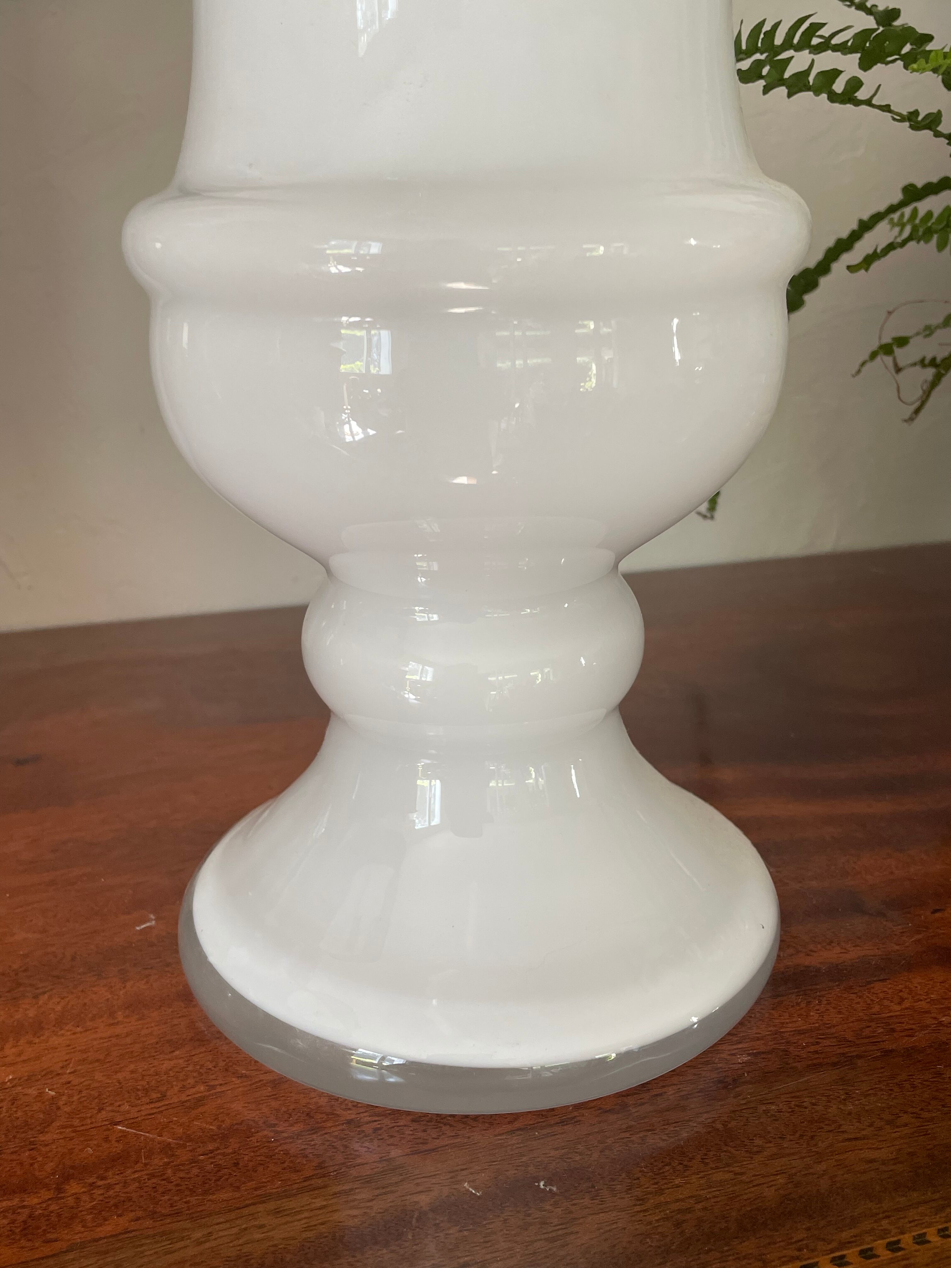 Vase Médicis blanc 34cm