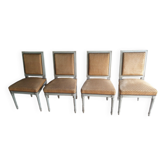 4 chaises Louis XVl modèle trianon