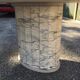 Marble oval table