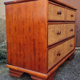 Commode Maugrion for Roche Bobois, wood and rattan, 80s
