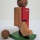 wooden toy footballer design P. Schweizer for Naef Switzerland