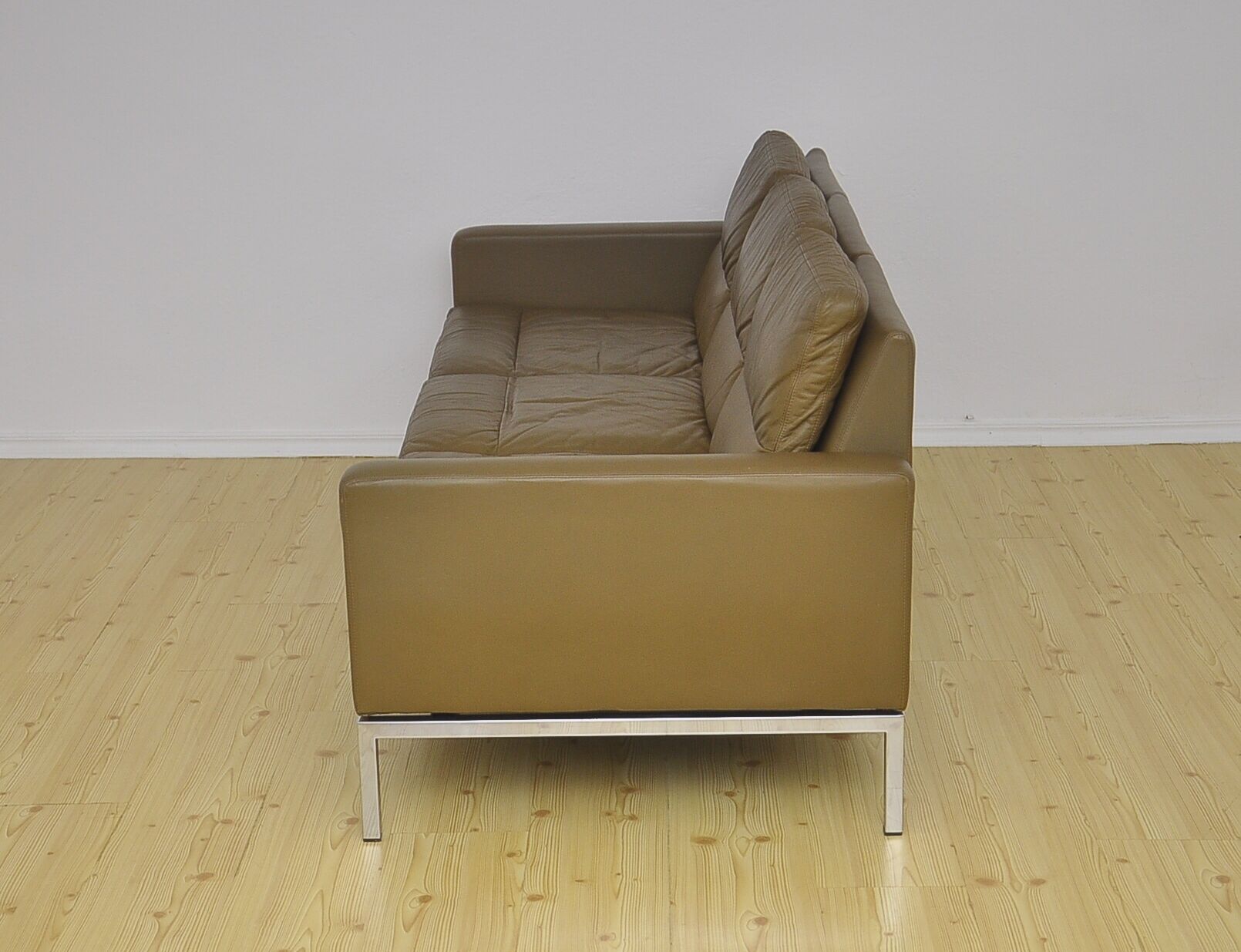 Leather sofa and armchair by Hans Peter Piehl for Wilkhahn, 1960s