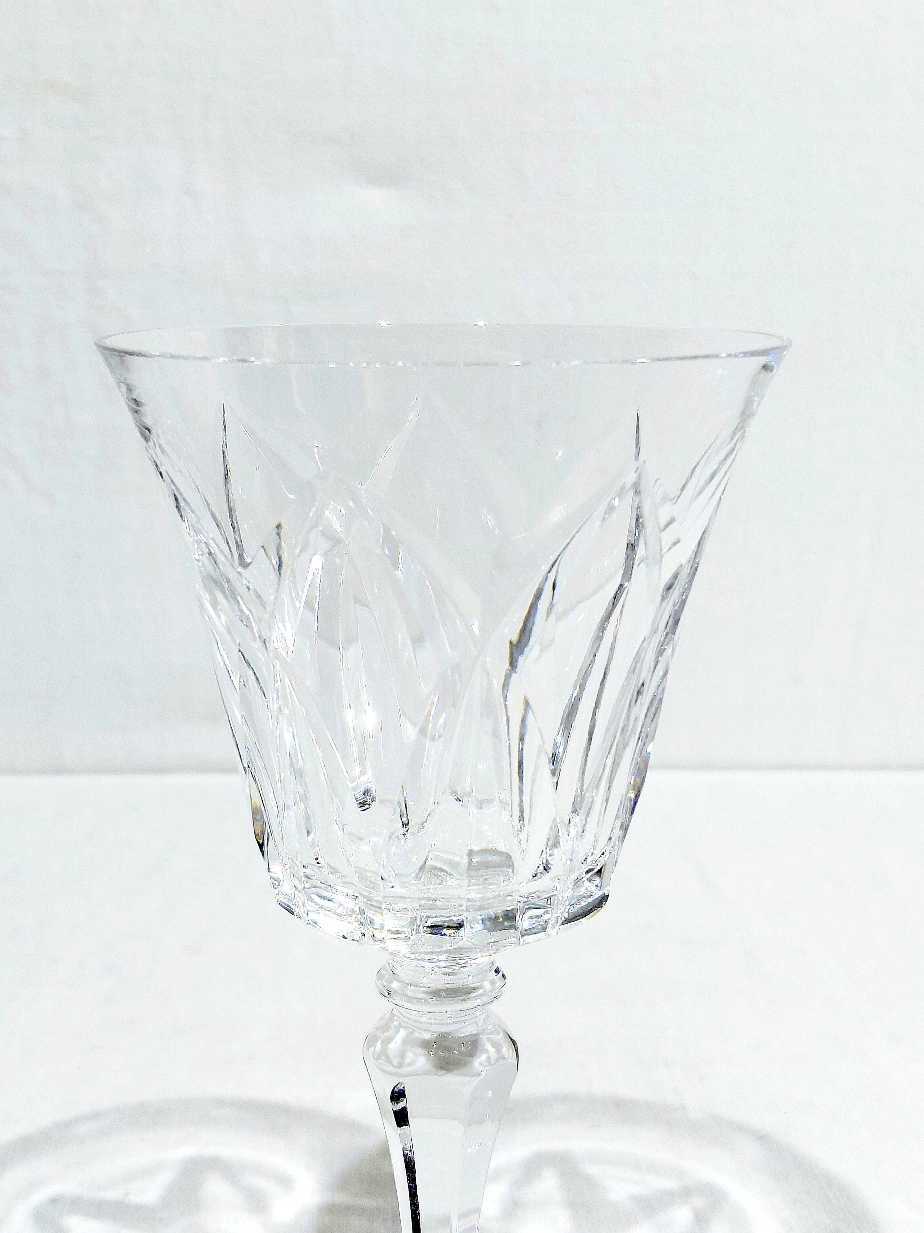 5 WATER GLASSES ST LOUIS CAMARGUE MODEL