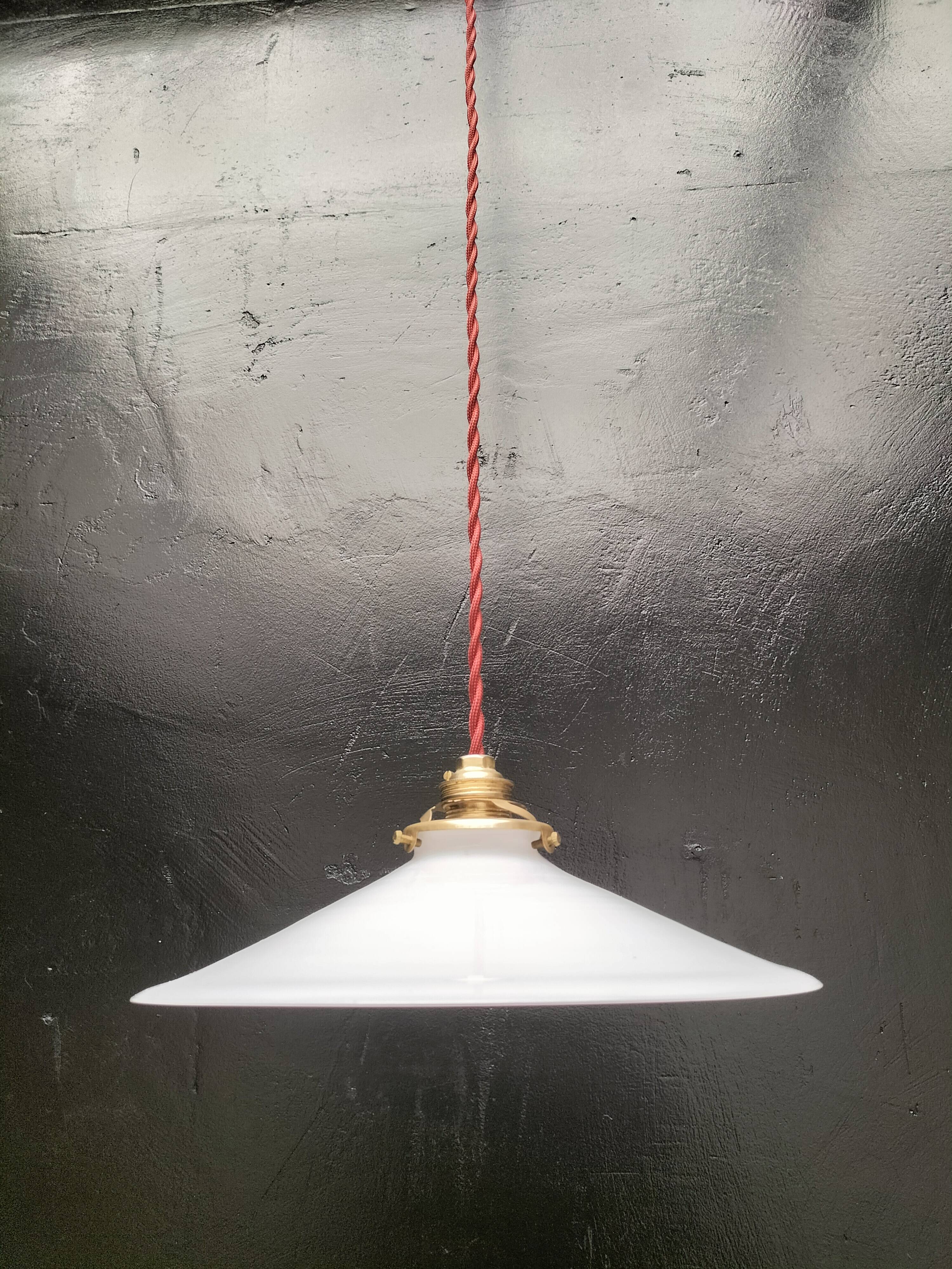 Opaline pendant light