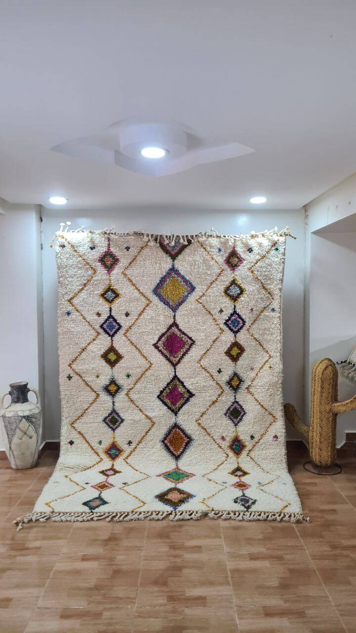 Handmade Beni Ouarain rug 250x150 cm