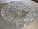 Antique glass serving dish