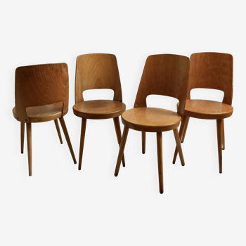 Lot de 4 chaises Mondor Baumann