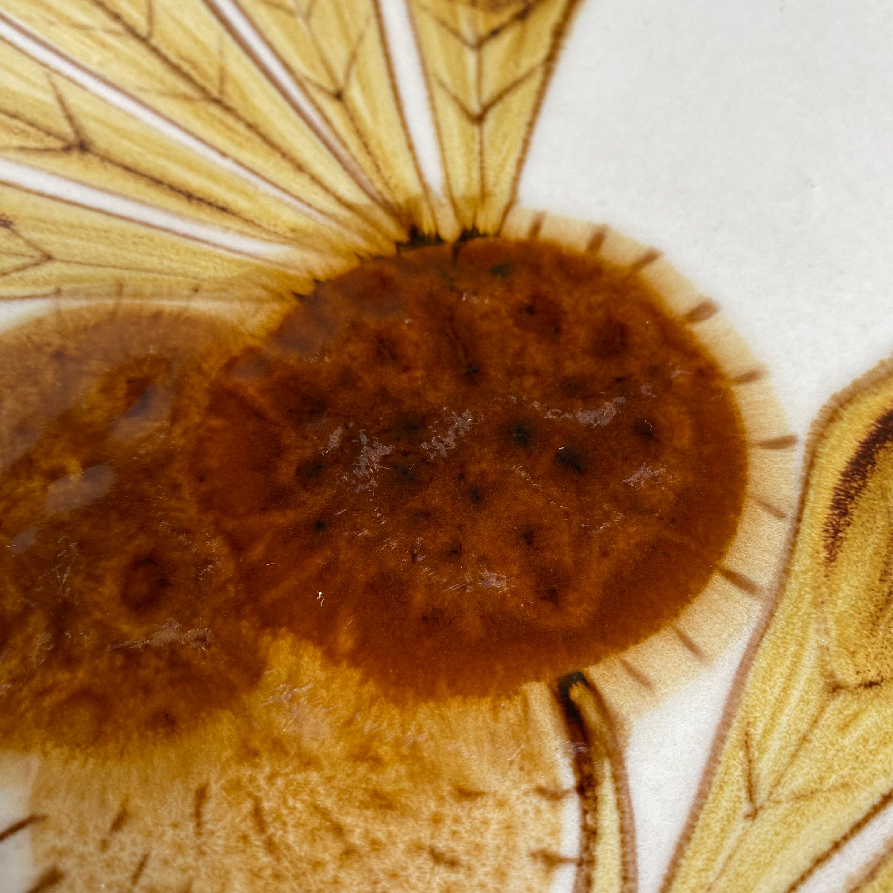 Vintage footed pie dish