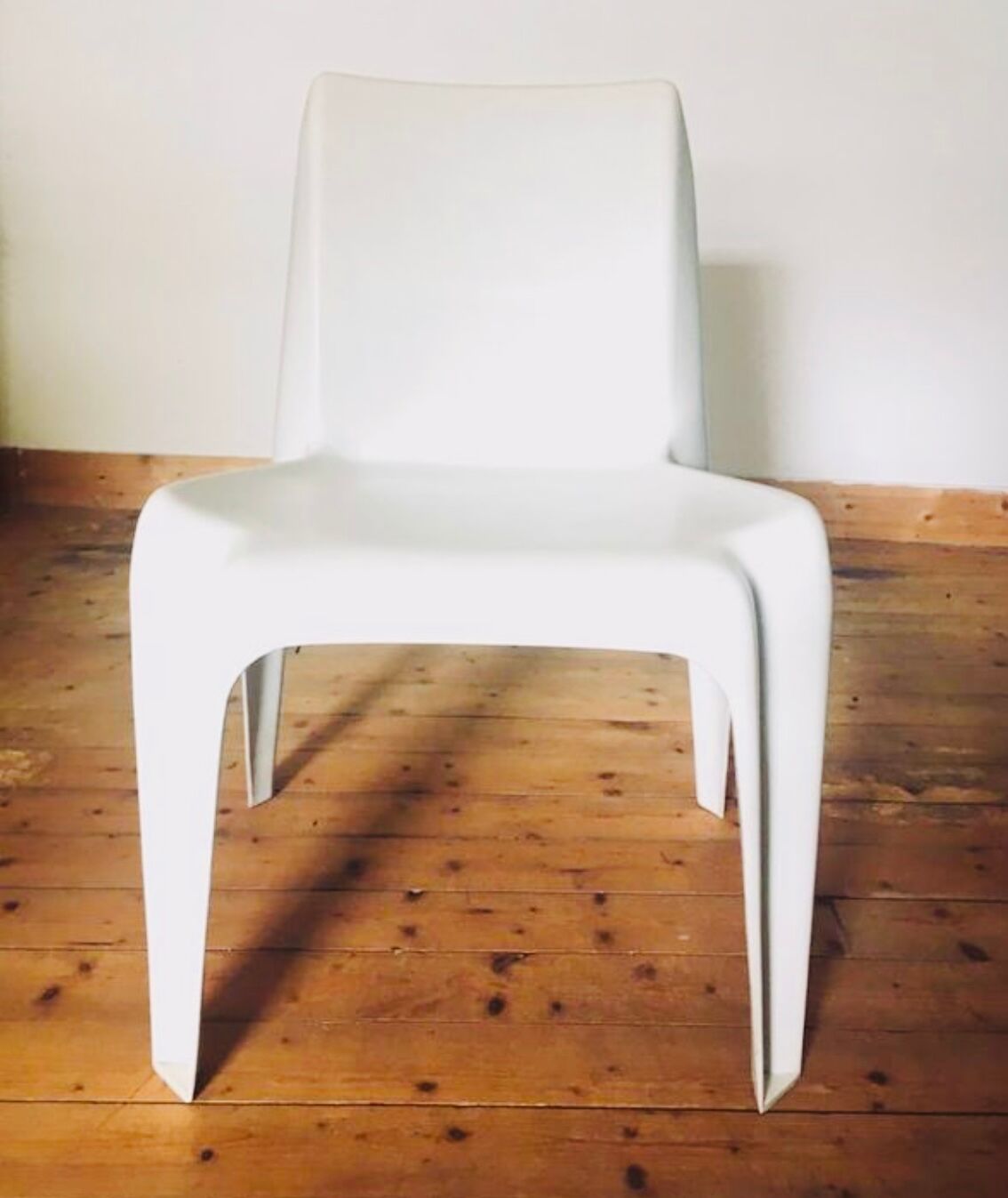 Stackable chair Bofinger BA 1171 by Helmut Bätzner
