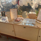 Vintage sideboard 60s beige