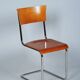 Bauhaus Chair in Beech and Chromed Steel, Czech, 1930s