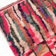 Berber rug Boujaad pink with colorful patterns 241x145cm