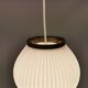 Pleated hanging lamp model Pearl Shade, produced by Hoyrup Light and designed by Lars E Schøiler