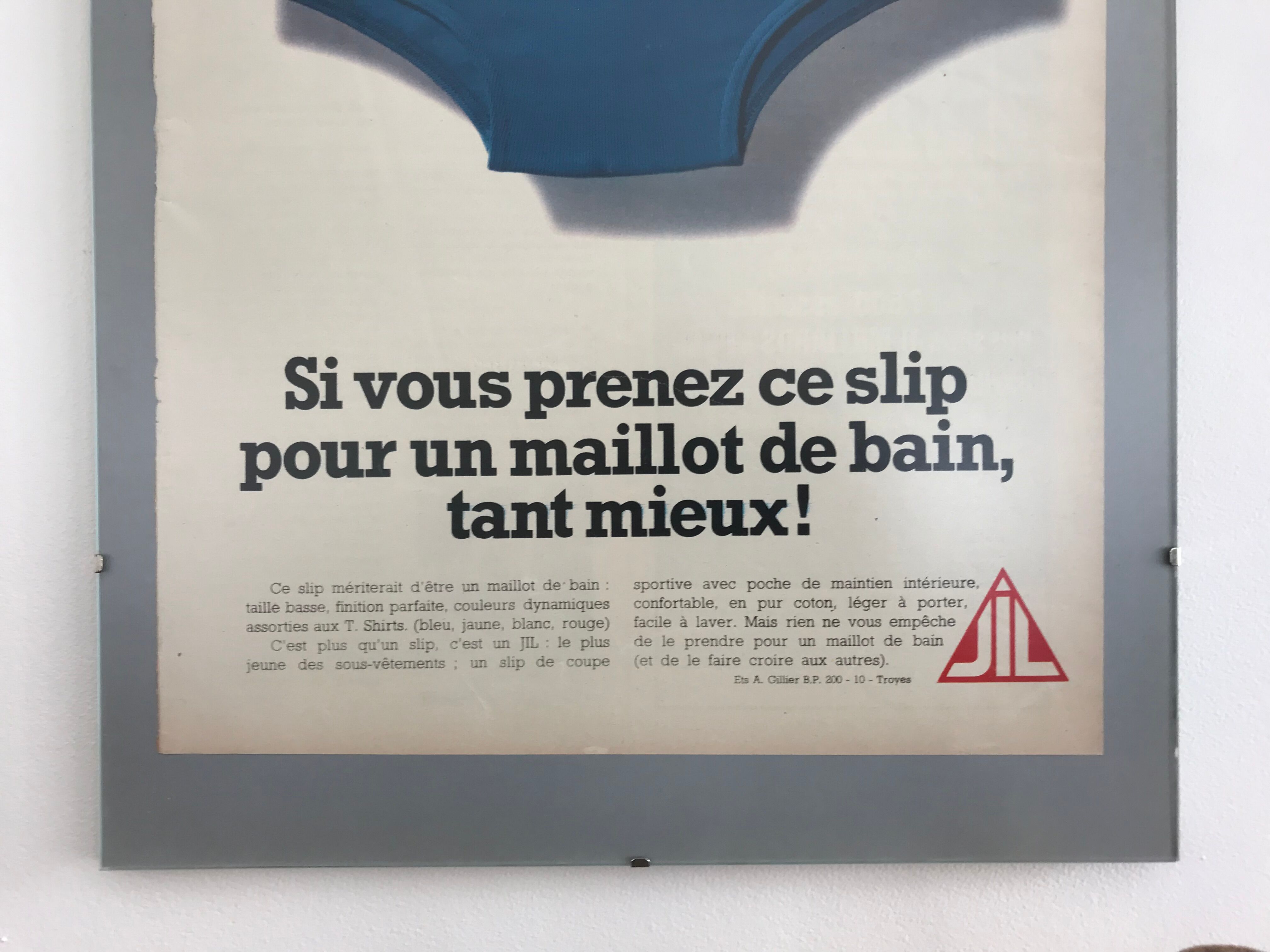 Advertising poster Jil years 50