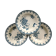 Lot 3 assiettes terre de fer