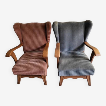 Ensemble de fauteuils vintage années 50
