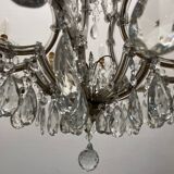Large Crystal Maria Teresa Chandelier 1950's