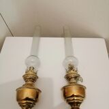 1 PAIR OF COPPER OIL LAMP