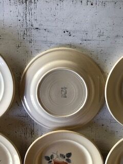 Lot of 6 hollow plates