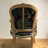Fauteuil cabriolet style Louis XV