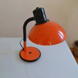 Vintage Aluminor France orange lamp from the 70s 1970