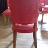 6 leatherette chairs