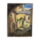 Oil on vintage panel