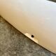 White earthenware wall-mounted soap dish no. 2