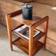 Table bout de canapé teck 1950 France