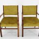 1940s Pair of Restored Beech Art Deco Armchairs ,Czechoslovakia