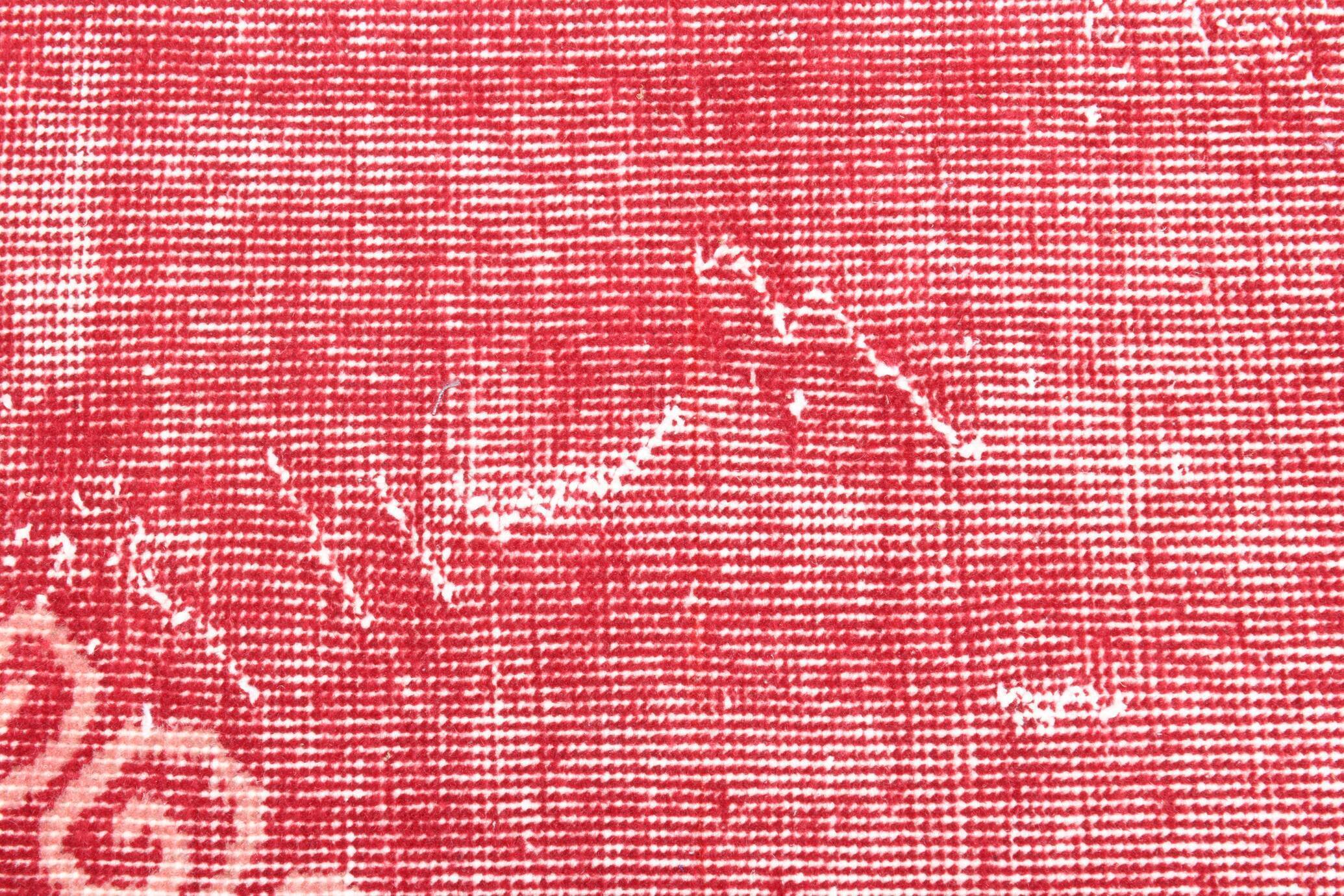 7x10 pale red large turkish rug, 203x310cm
